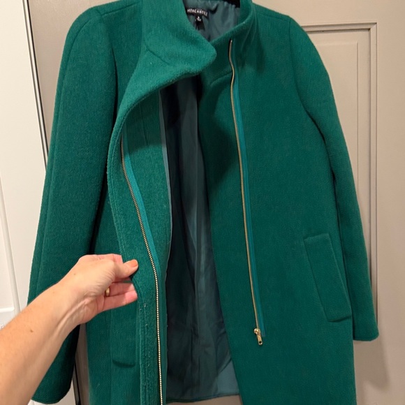 J.CREW Emerald wool Coat - Picture 5 of 7